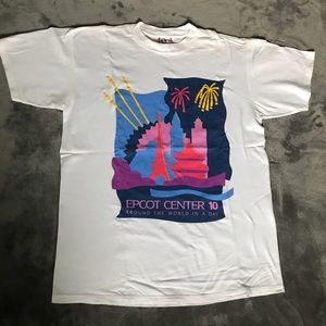 VINTAGE Epcot Center 10 Disney Designs Tee